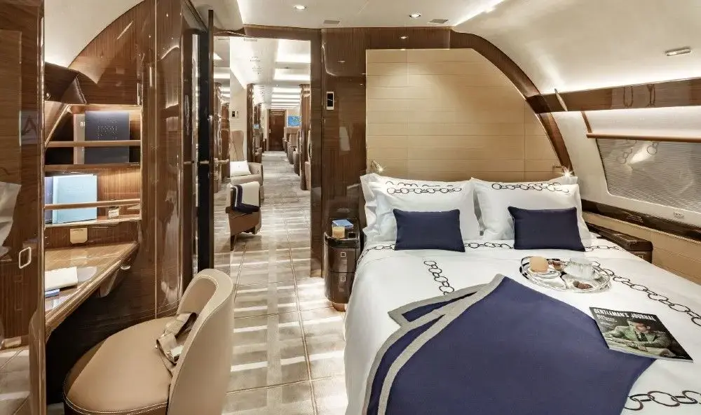 Cabina dell'Airbus ACJ319neo