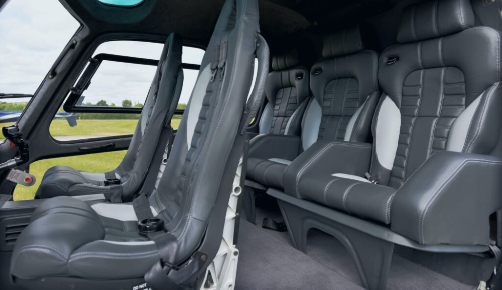 Interni dell'Airbus Helicopter AS355