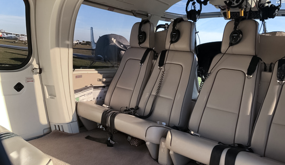 Interni dell'elicottero Airbus AS365