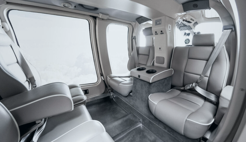 Interni del Bell 407 GX