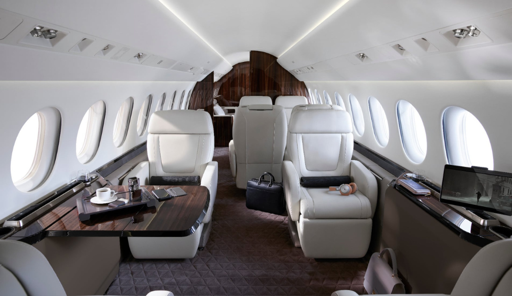 Cabina del Dassault Falcon 8x