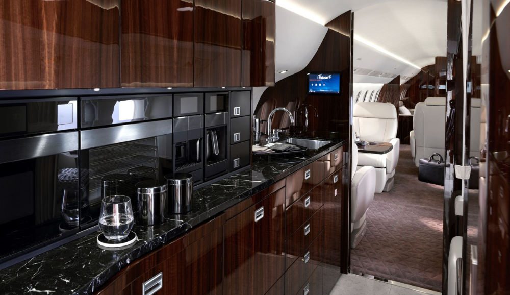 Cucina del Dassault Falcon 8x