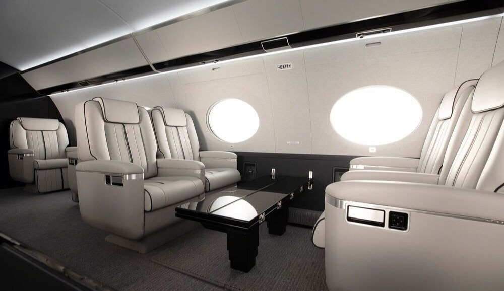 Dettaglio cabina Gulfstream G650-1